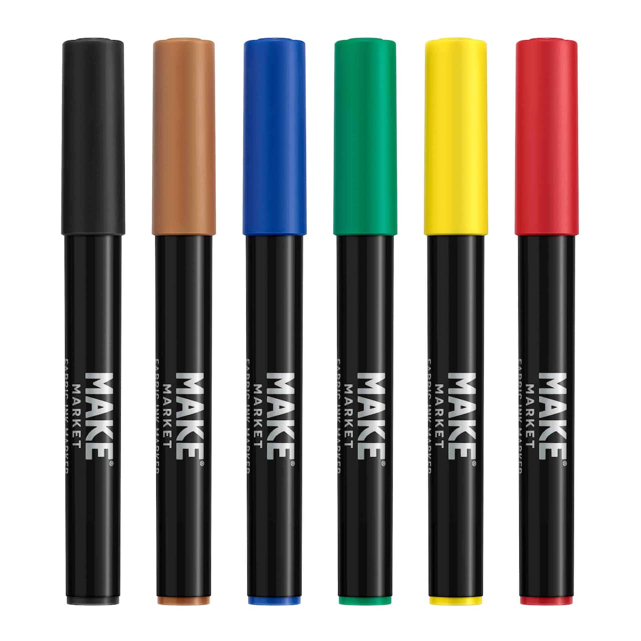 12 Packs: 6 ct. (72 total) Graffiti Fabric Markers by Make Market®